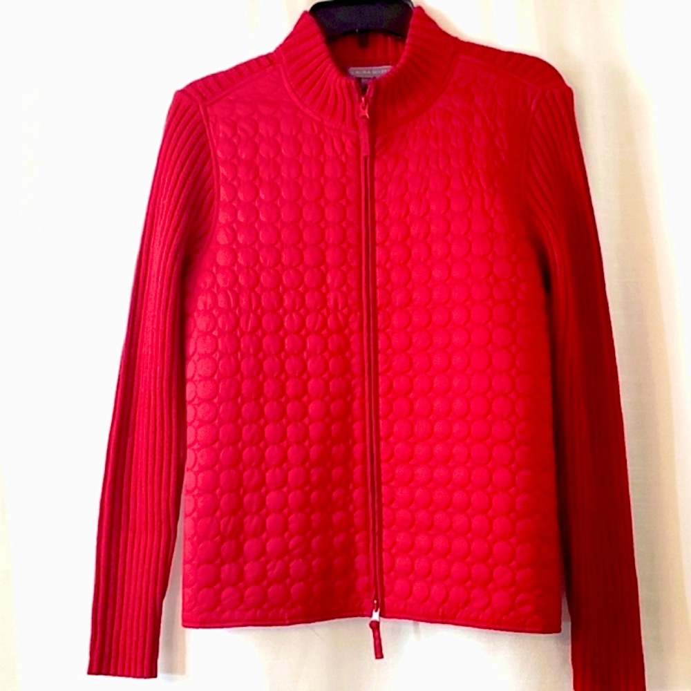 Laura Scott Sweater size S red color Excellent Condition